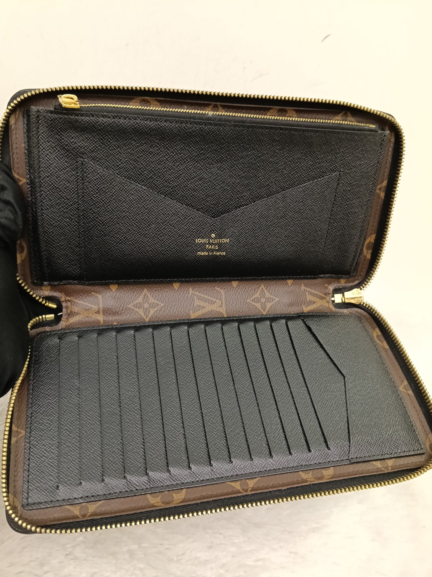 LV Zippy Retiro Organizer Wallet Monogram Noir