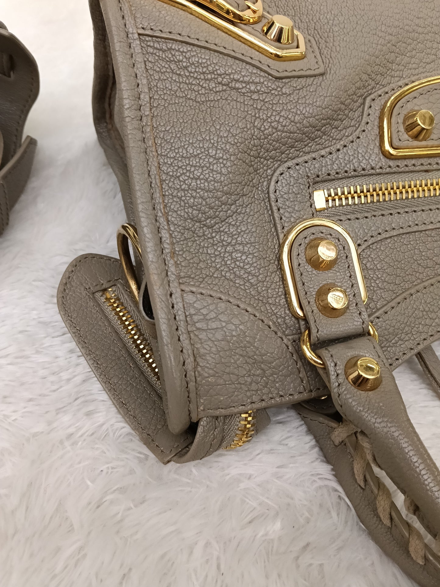 Balenciaga Mini City Edge Grey GHW 2016