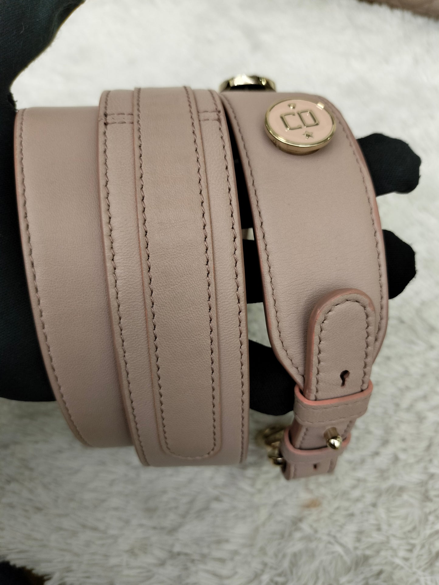 Lady Dior Small Lamb Taupe GHW 2018