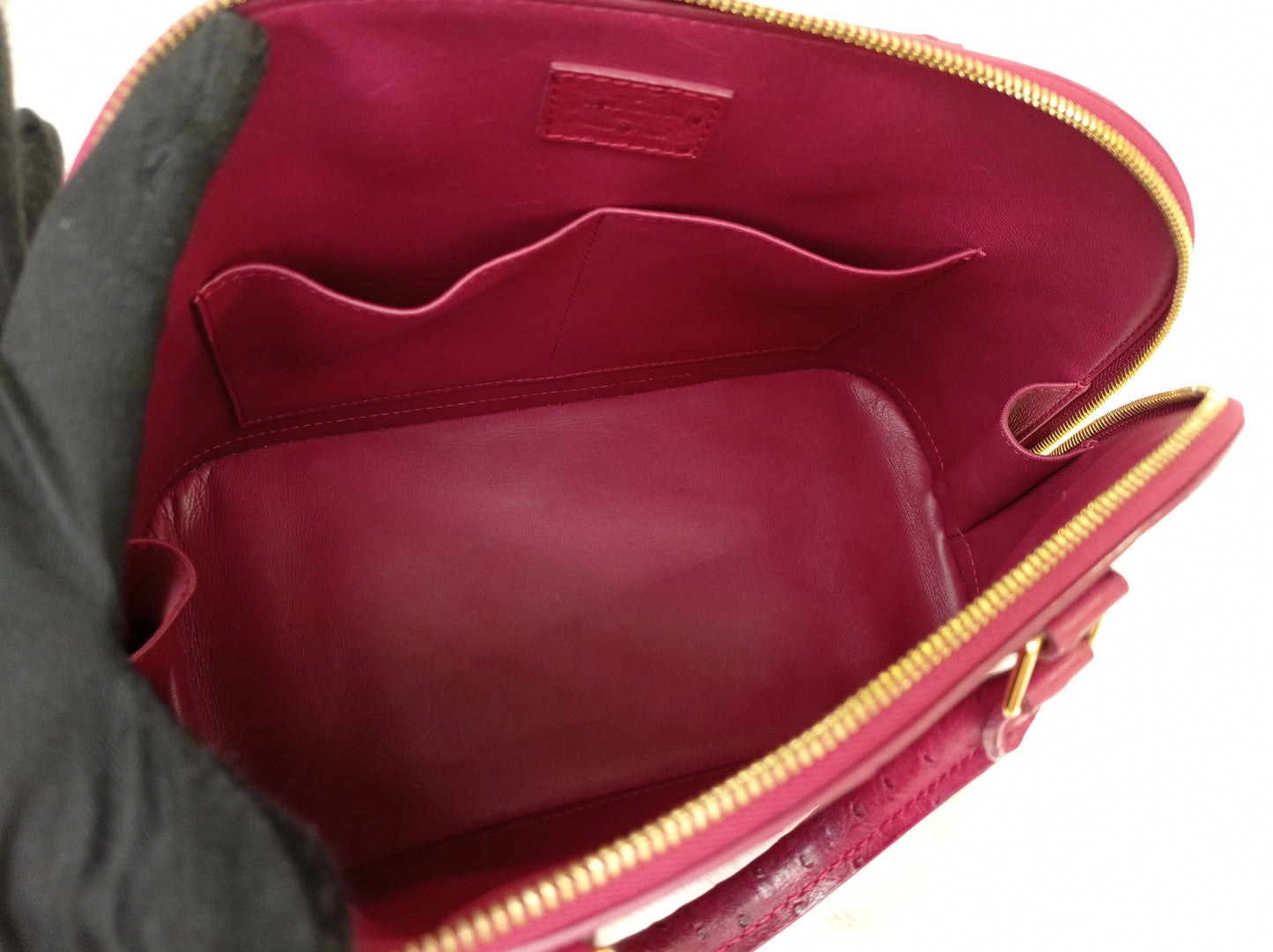 LV Alma PM Ostrich Prune 2013