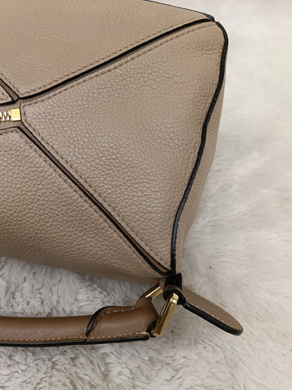 Loewe Puzzle Small Grained Sand Mink GHW 2020