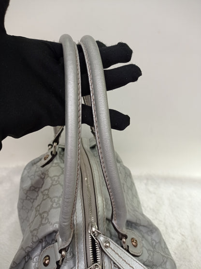 Gucci Boston Borsa Sukey Metallic Silver SHW