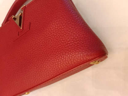 LV Capucines Mini Taurillon Scarlet 2020