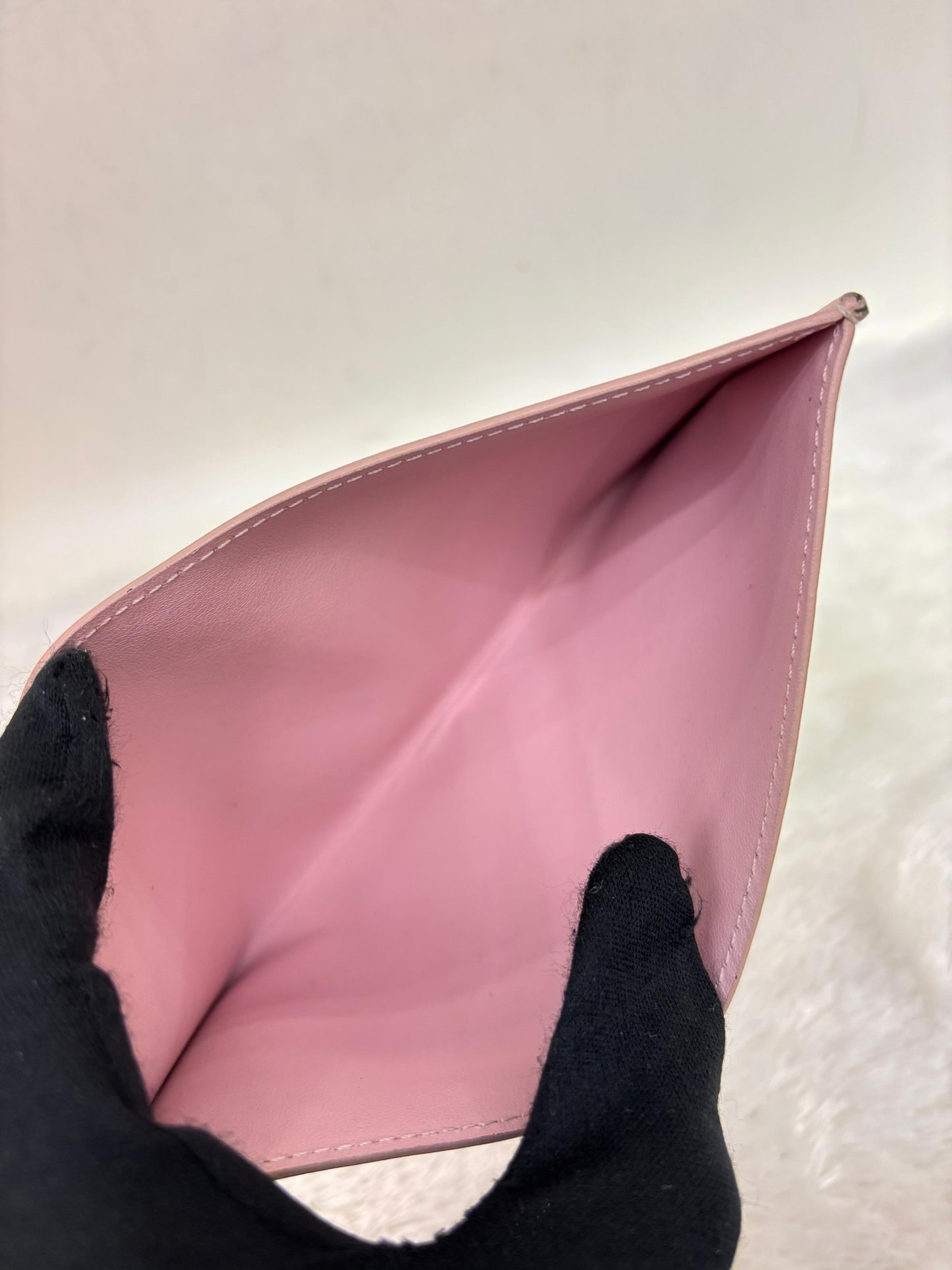 LV Felicie Monogram Vernis Rose Ballerine