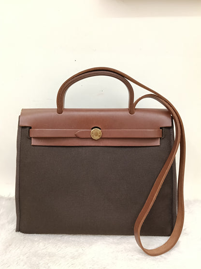 HB31 Canvas Brown GHW #G square