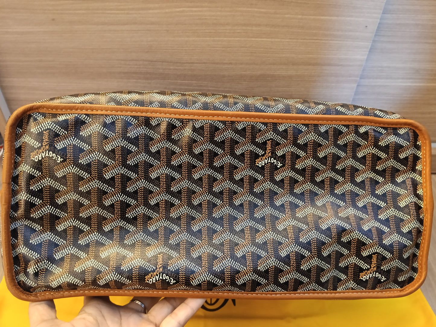 Goyard St Louis PM Black Tan SHW 2023
With pocket, db