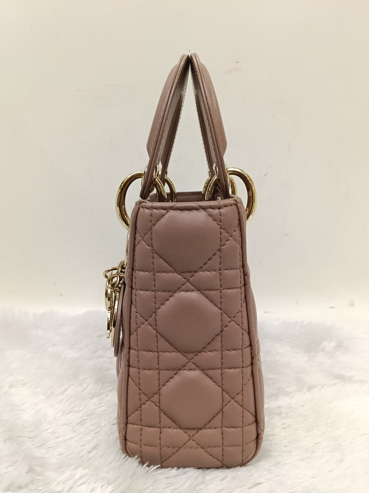 Lady Dior Mini Lamb Fard GHW 2019
