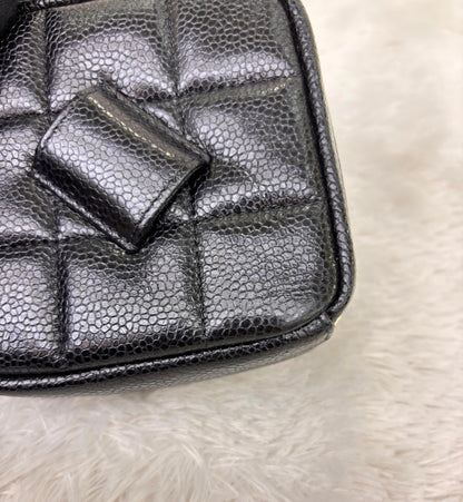 Chanel Diamond Belt Bag Caviar Black GHW #30