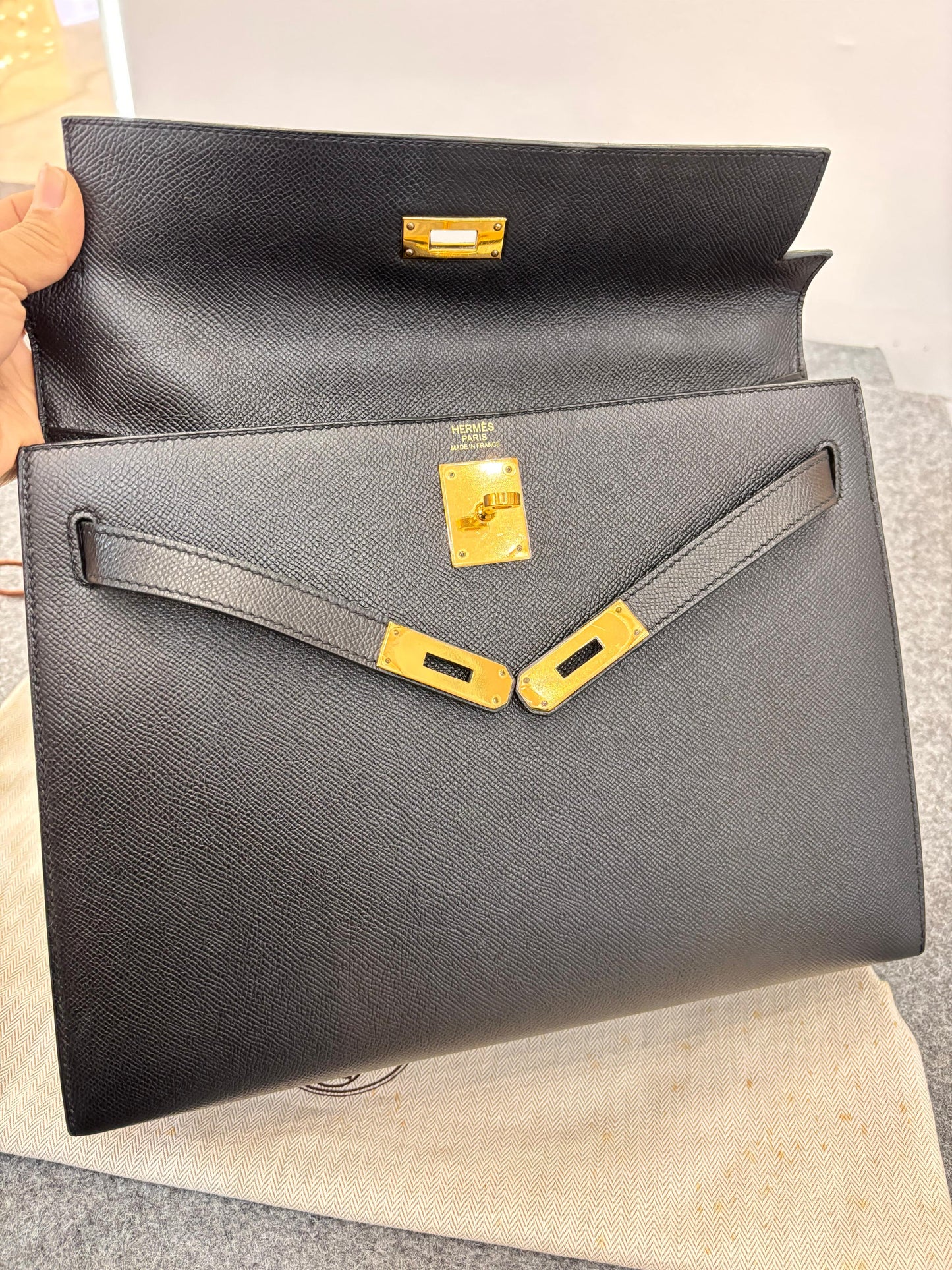 K32 Epsom Sellier Black GHW #A