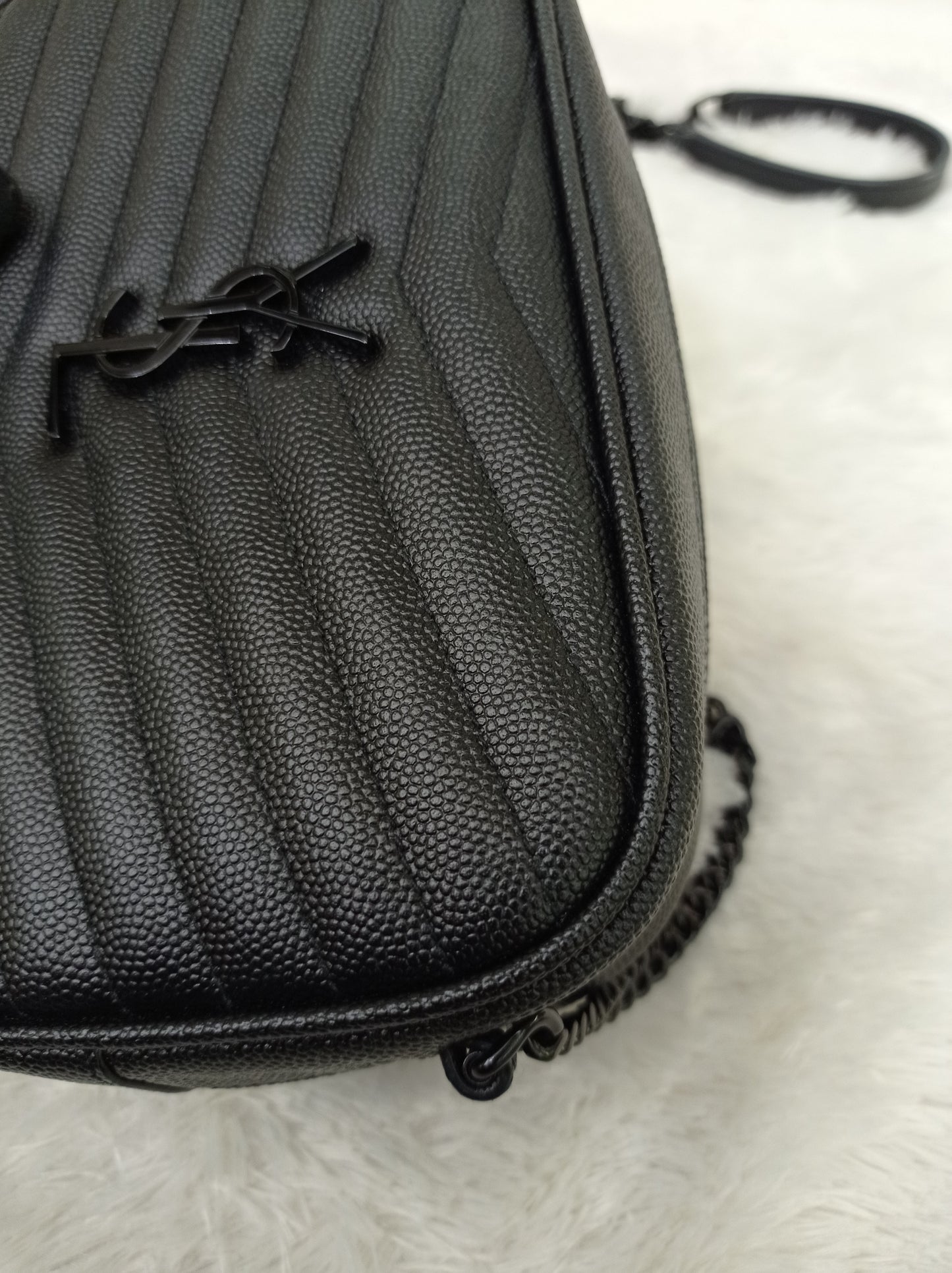 YsL Lou Mini Camera Grained All Black 2019