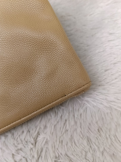 Chanel C25 Medium Caviar Dark Beige GHW (CHIP)
