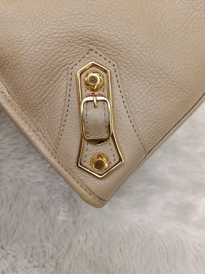 Balenciaga Small City Edge Beige GHW 2019