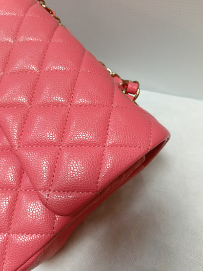 Chanel Small Caviar Pink GHW DF (CHIP)