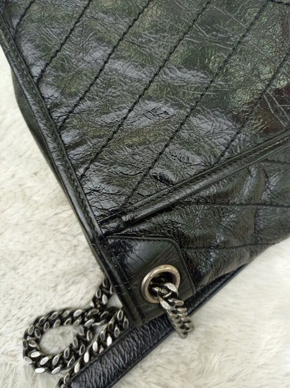 YsL Niki Medium Calfskin Black RHW 2018