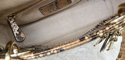 Lady Dior Mini Python GHW 2019