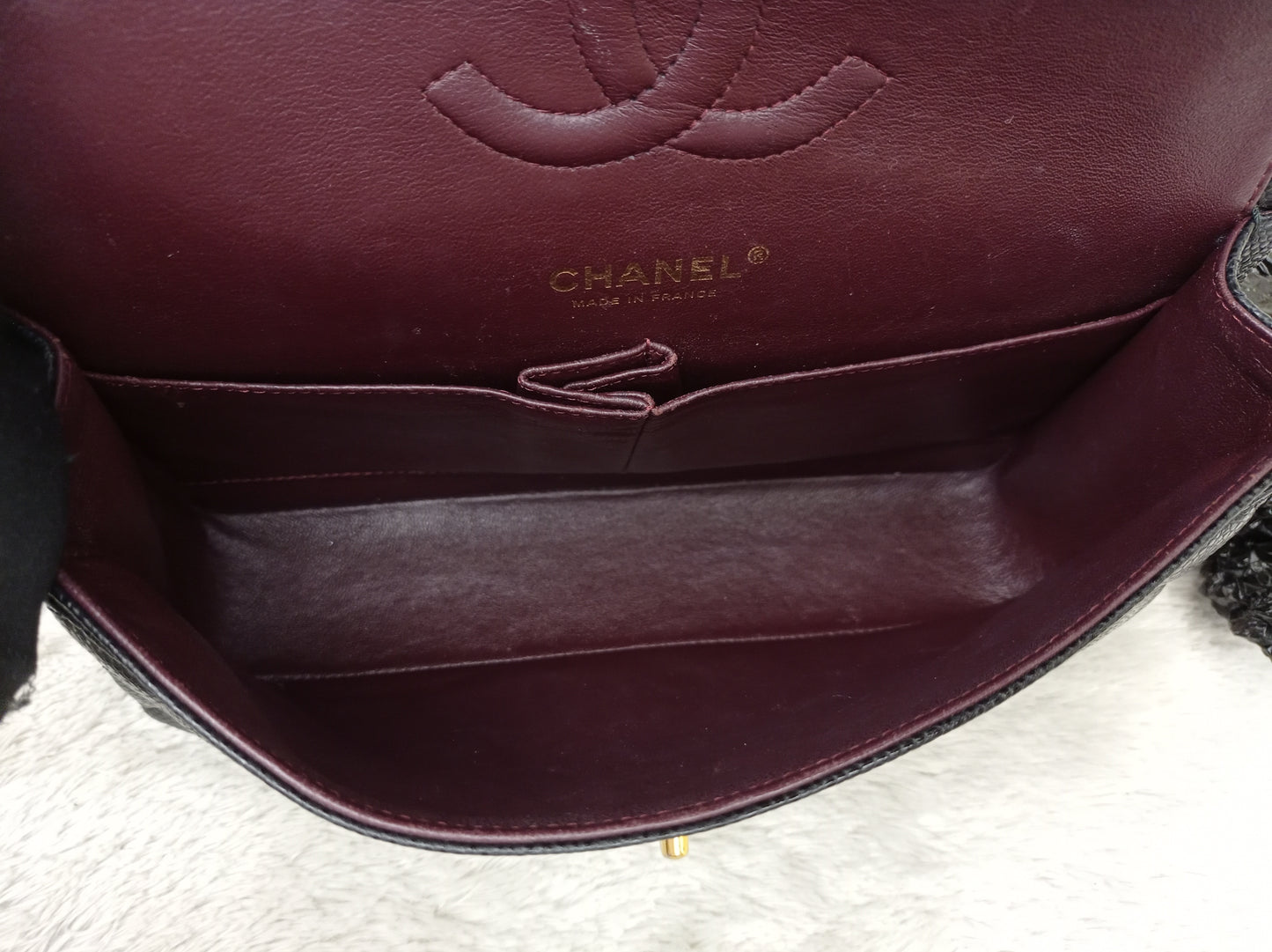 Chanel Medium Caviar Black GHW DF #20