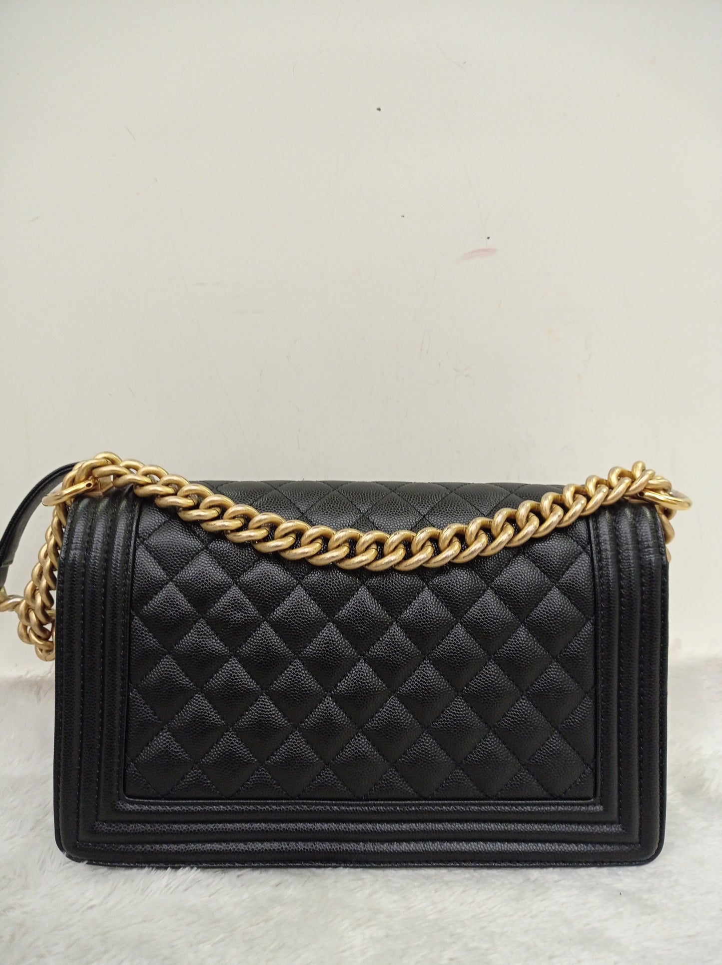 Chanel Boy 25 Caviar Black GHW #30