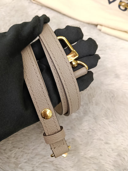 LV Neo Noe MM Monogram Empreinte Tourterelle Creme (CHIP)