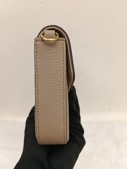 LV Felicie GM NV Monogram Empreinte Tourterelle Creme 2024 (CHIP)