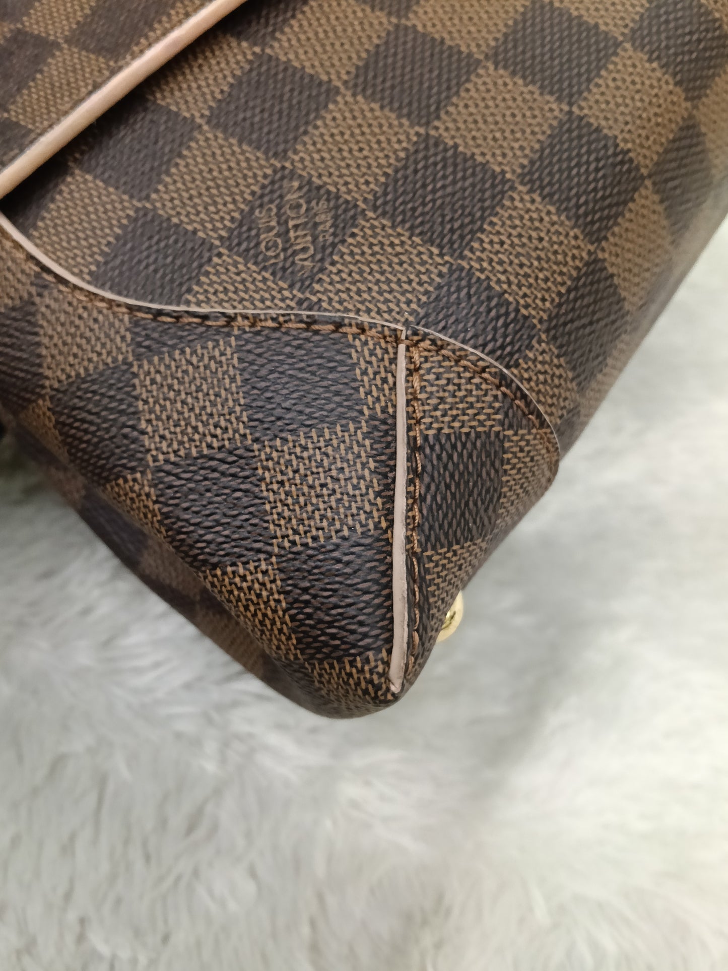 LV Caissa Clutch Damier Rose Ballerine 2016