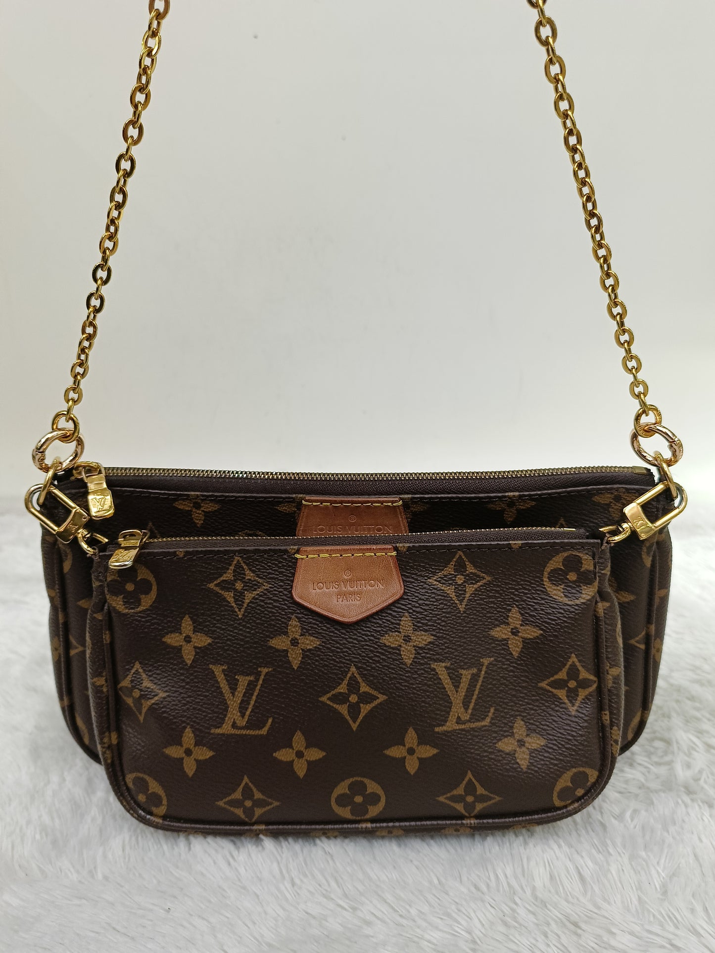 LV Multi Pochette Monogram Khaki 2020