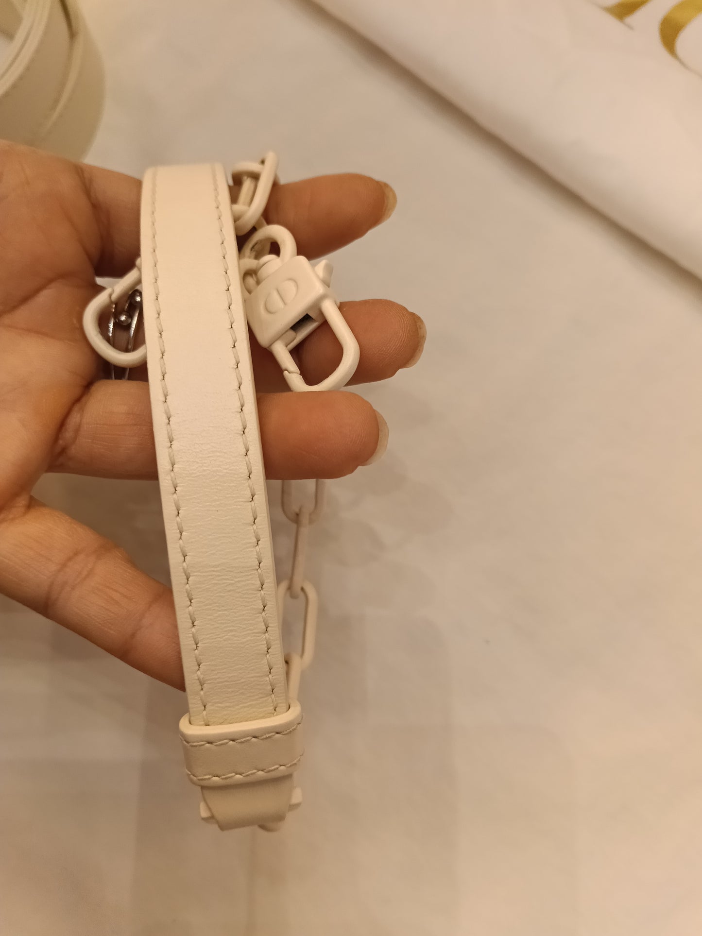 Dior Lady D'Joy Medium Cannage Diamond Latte 2022