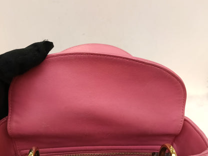 Lady Dior Small Lamb Fuchsia GHW 2018
