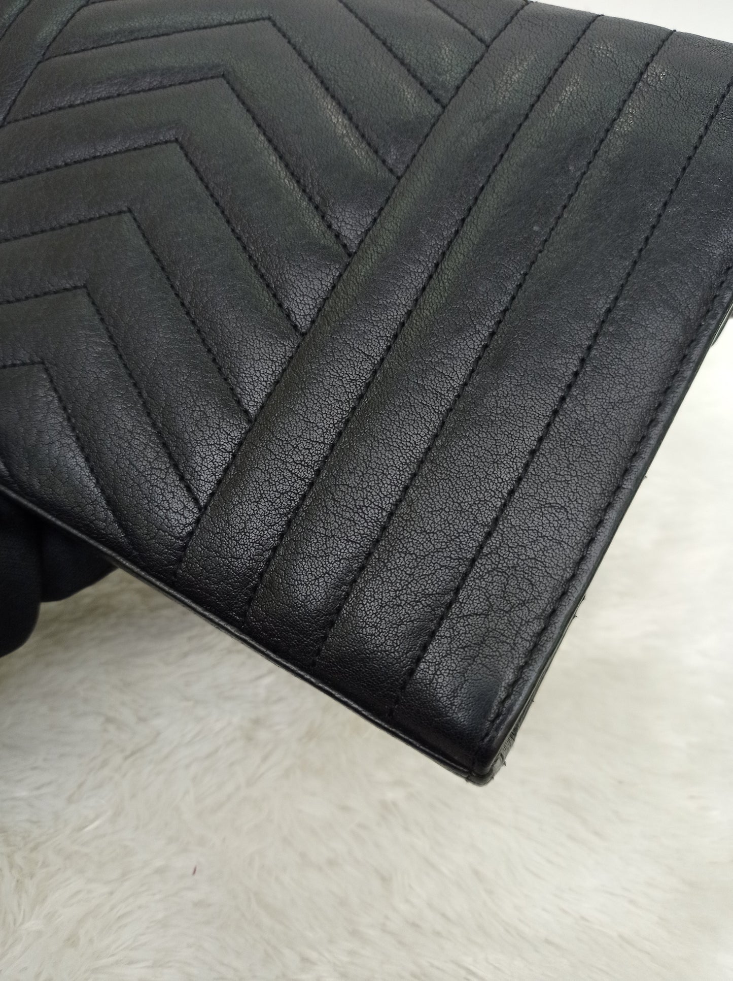 YsL WOC 22 Monogram Calfskin Black RHW 2016