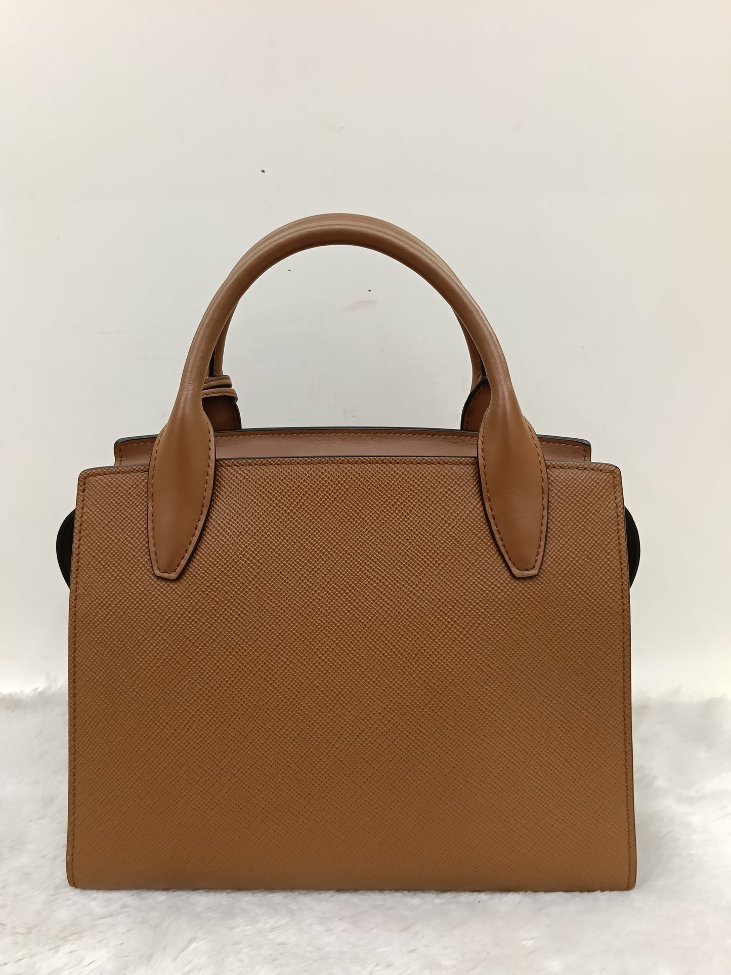 Prada Saffiano Cuir+C Cognac GHW