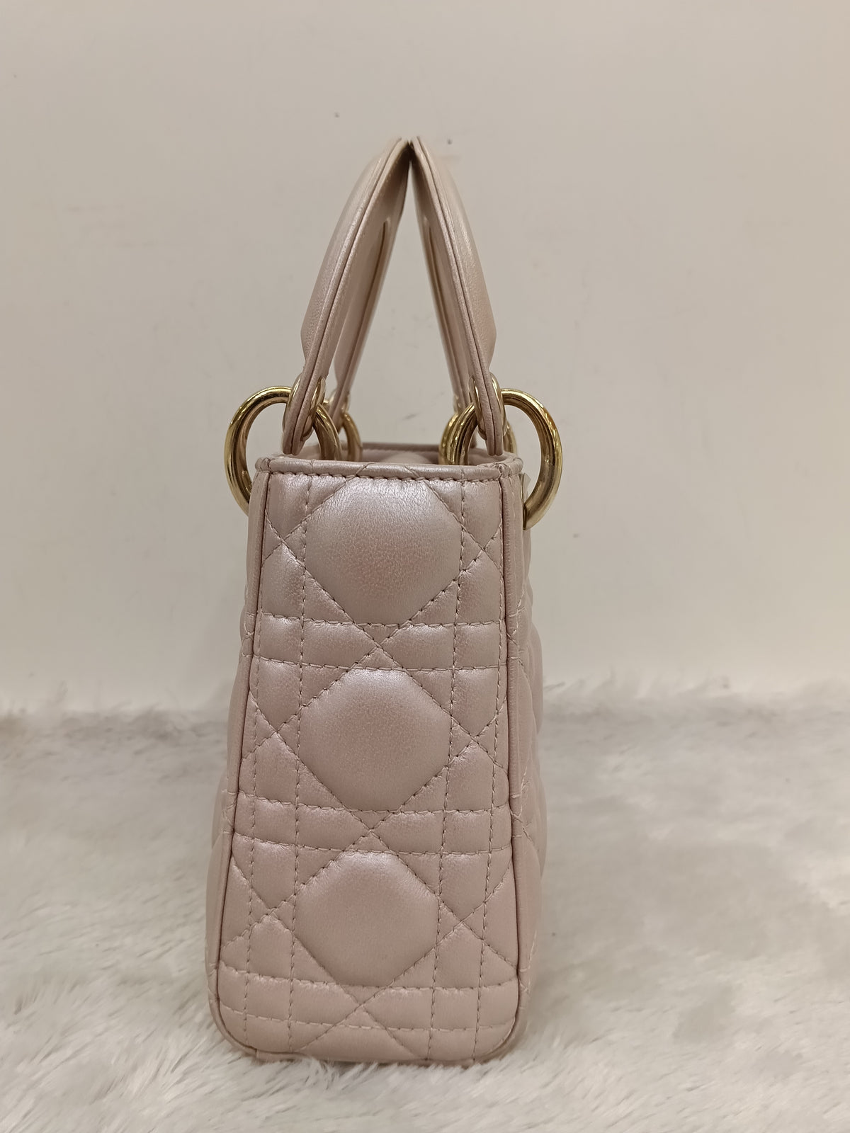 Lady Dior Mini Iridescent Lotus GHW 2018