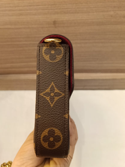 LV Pochette Felicie GM Monogram Fuchsia (CHIP)