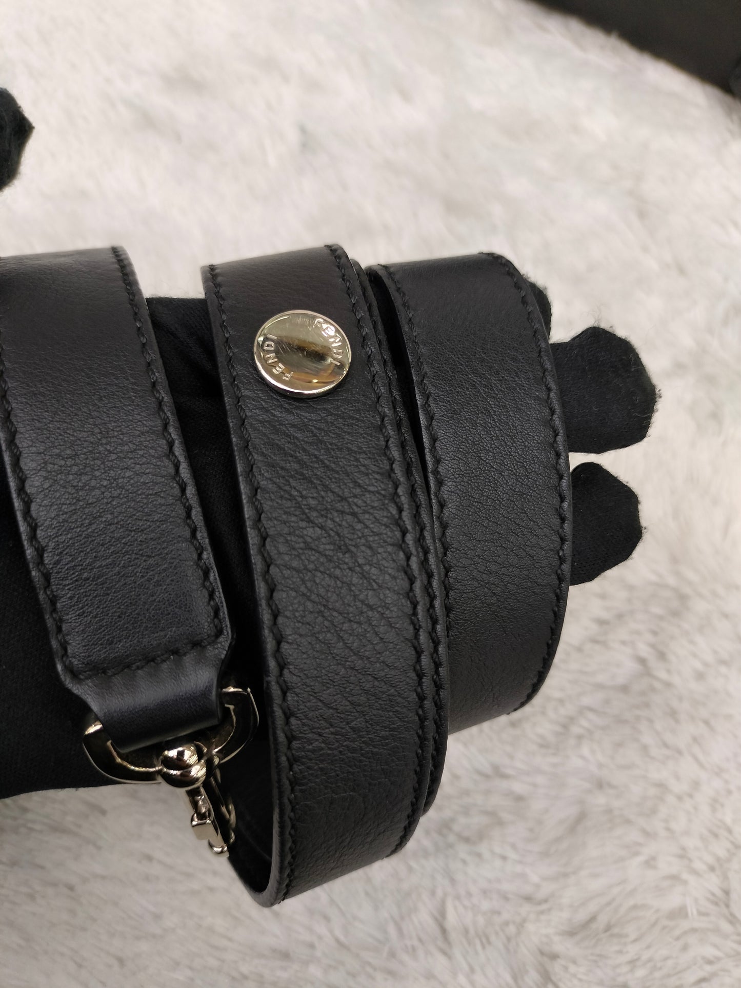 Fendi BTW Medium Black SHW 2016