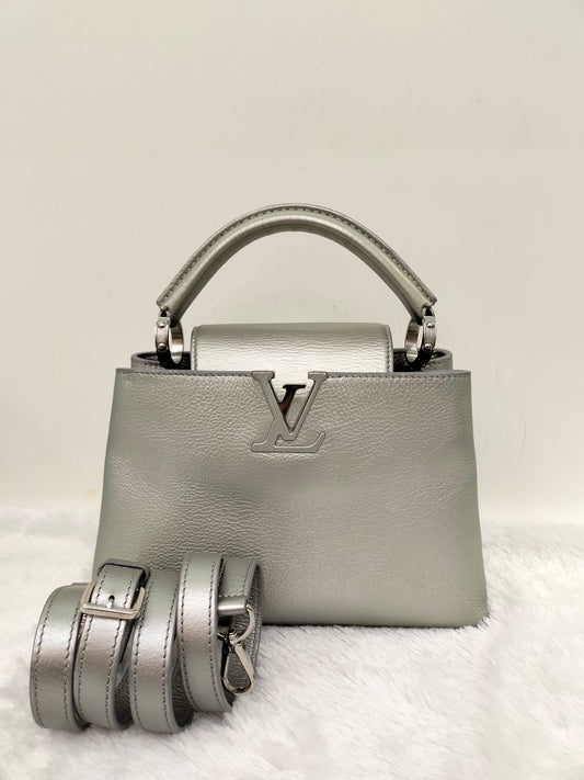 LV Capucines BB Silver SHW 2017