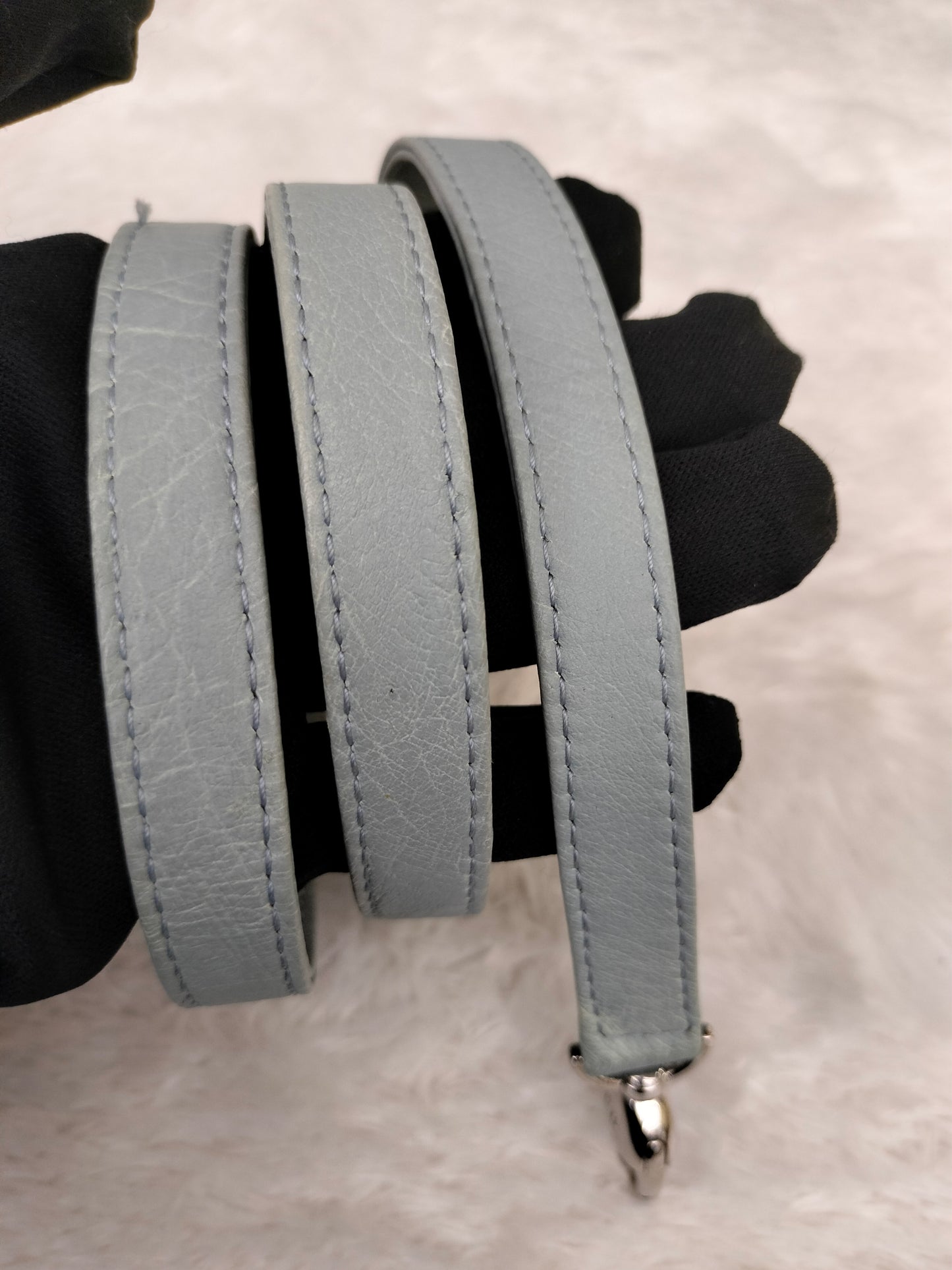 Lady Dior Medium Ostrich Baby Blue SHW 2017