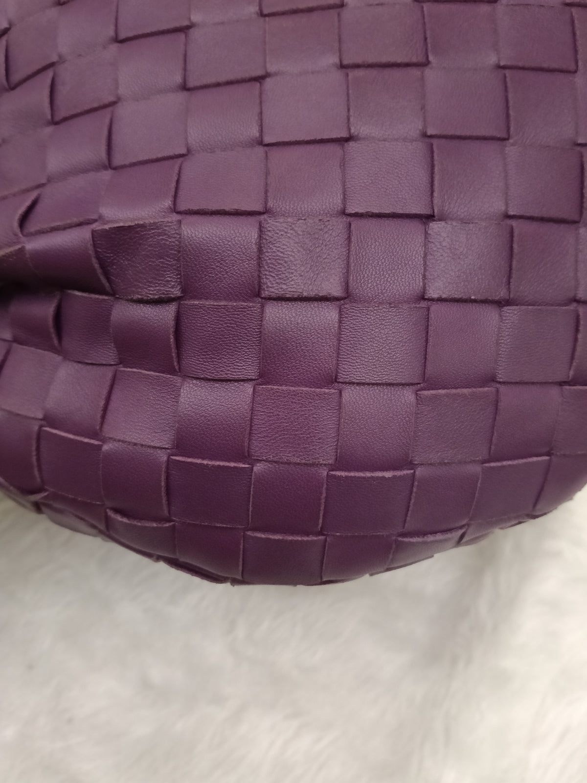 Bottega Veneta Teen Jodie Purple GHW