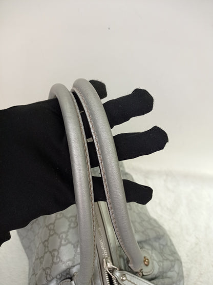 Gucci Boston Borsa Sukey Metallic Silver SHW