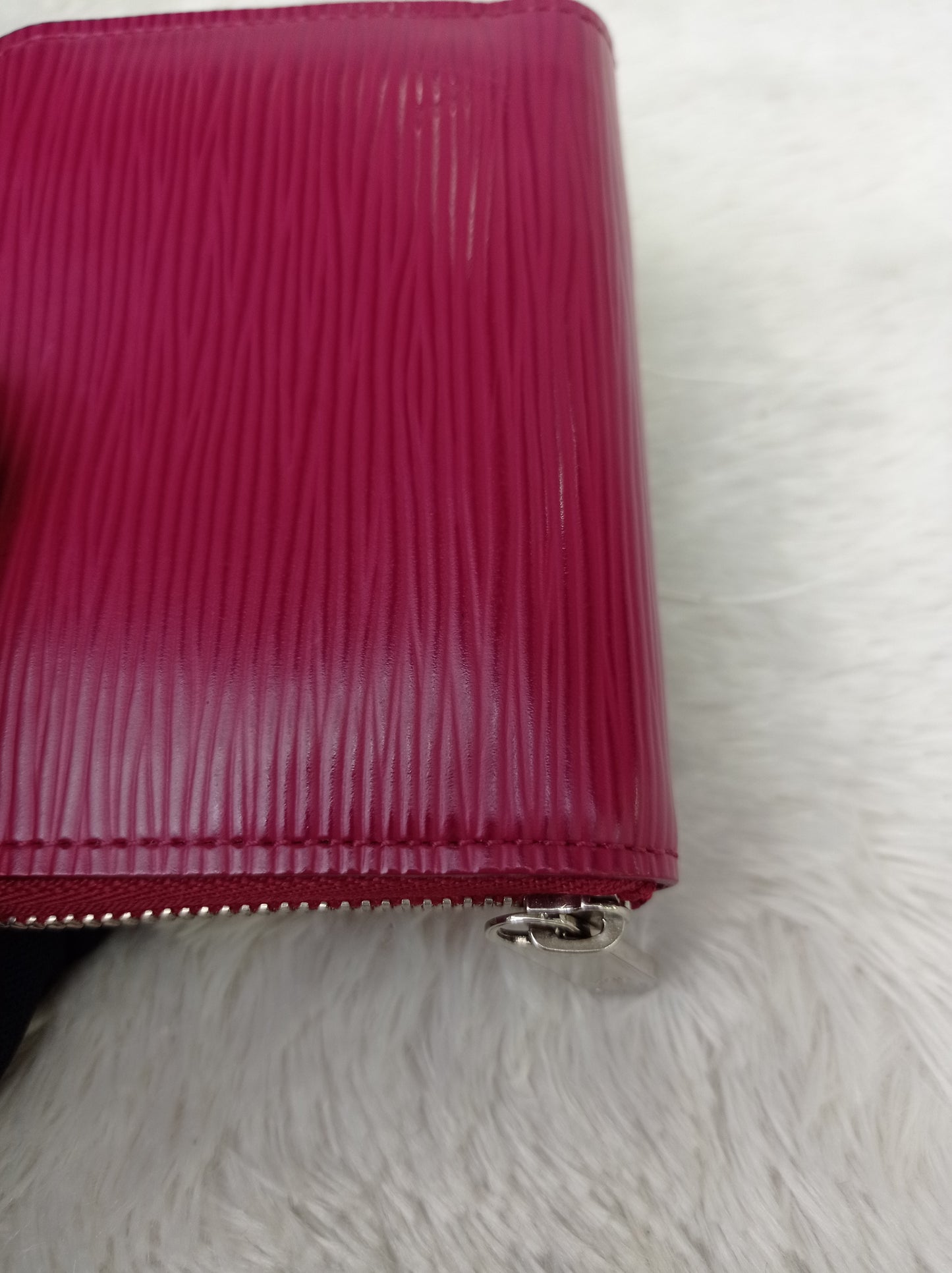 LV Zippy Coin Purse Epi Fuchsia