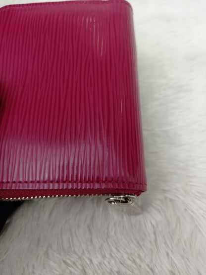 LV Zippy Coin Purse Epi Fuchsia