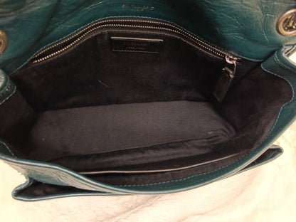 YsL Niki Medium Calfskin Emerald Green RHW 2018
