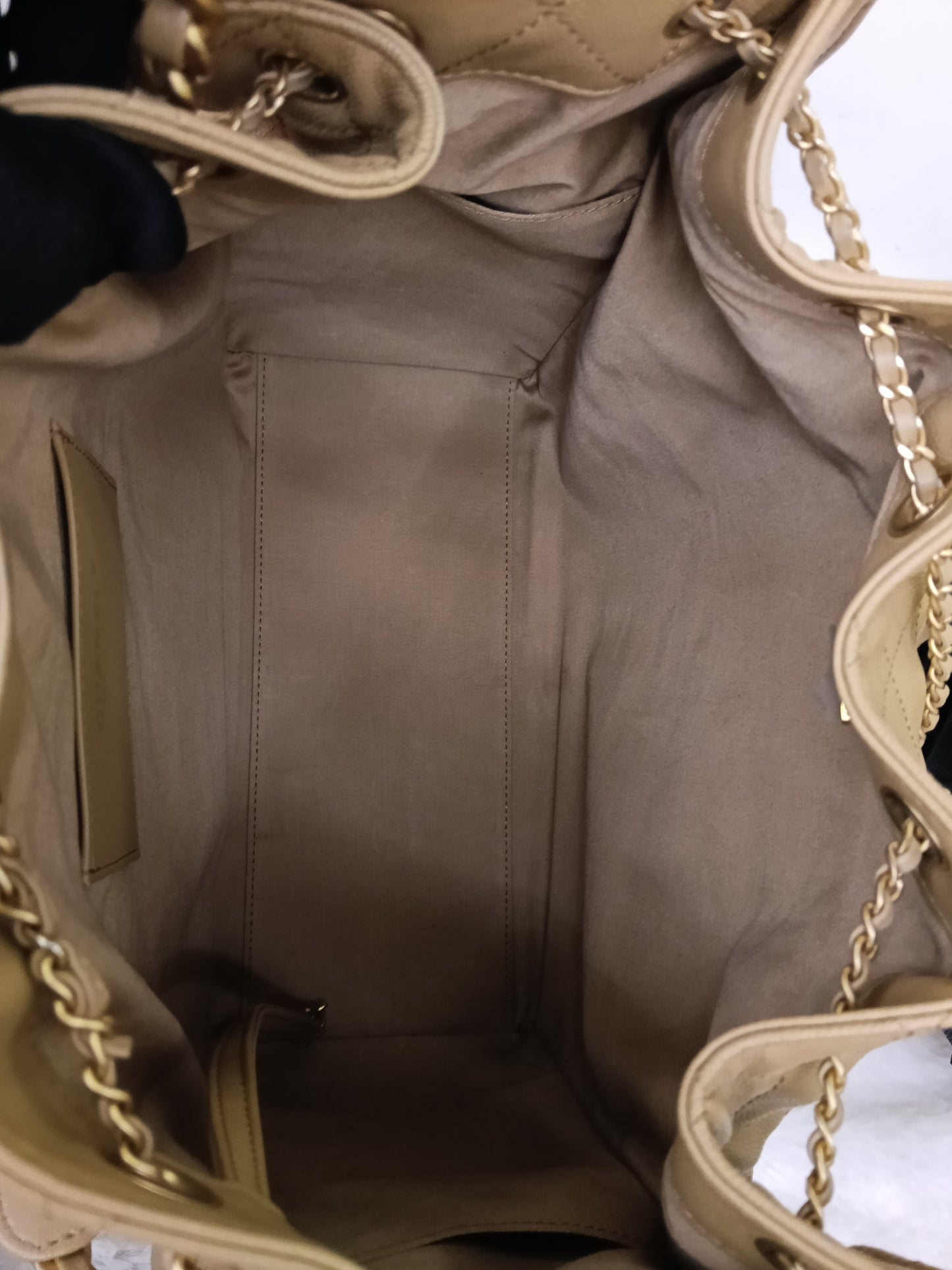 Chanel C25 Medium Caviar Dark Beige GHW (CHIP)