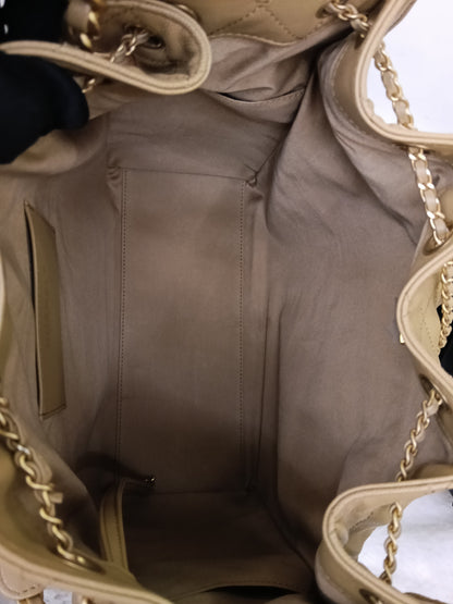 Chanel C25 Medium Caviar Dark Beige GHW (CHIP)