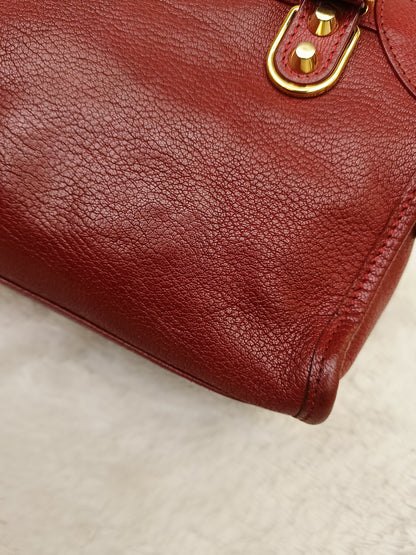 Balenciaga Mini City Edge Red GHW 2021