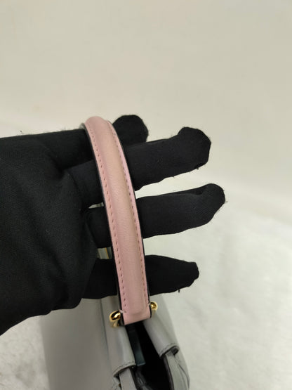 Fendi Peekaboo Mini Griss Pink Peony GHW