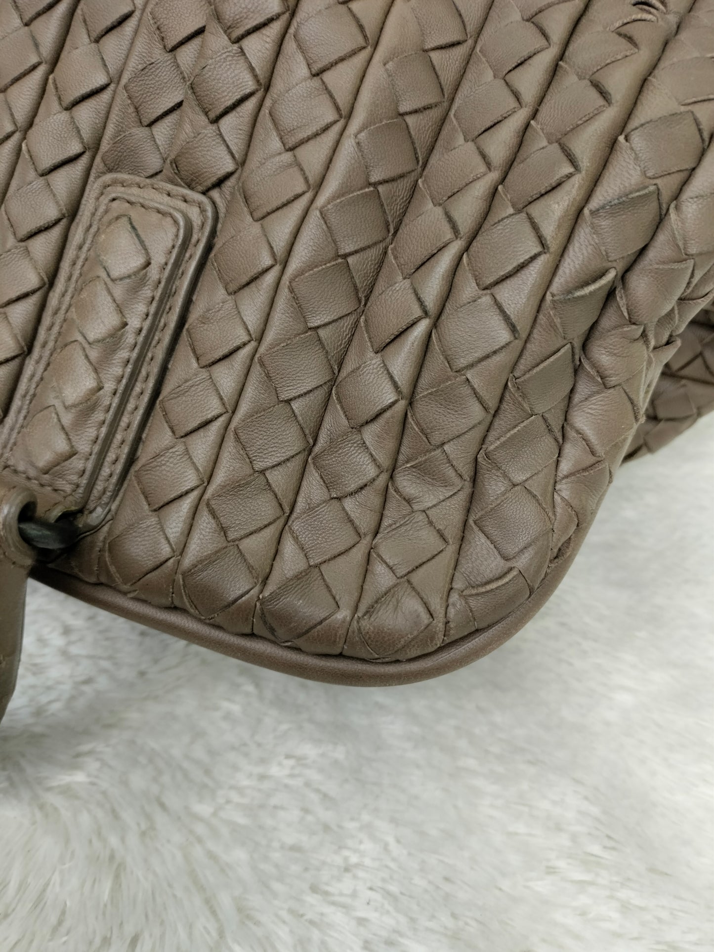 Bottega Veneta Intrecciato Doctor Bag Beige RHW 2008
