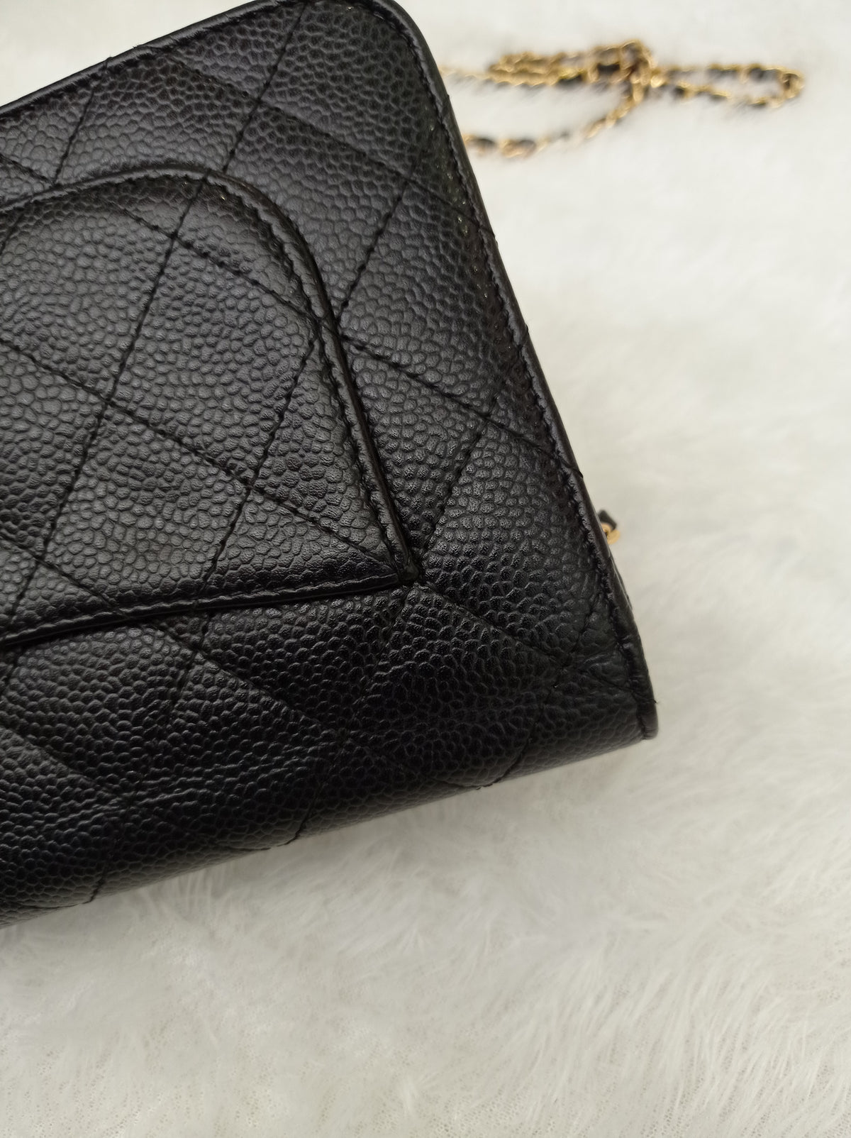 Chanel WOC Caviar Black GHW #27