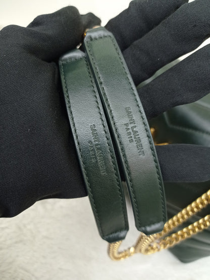 YsL Lou Lou Small Lamb Emerald Green GHW 2019