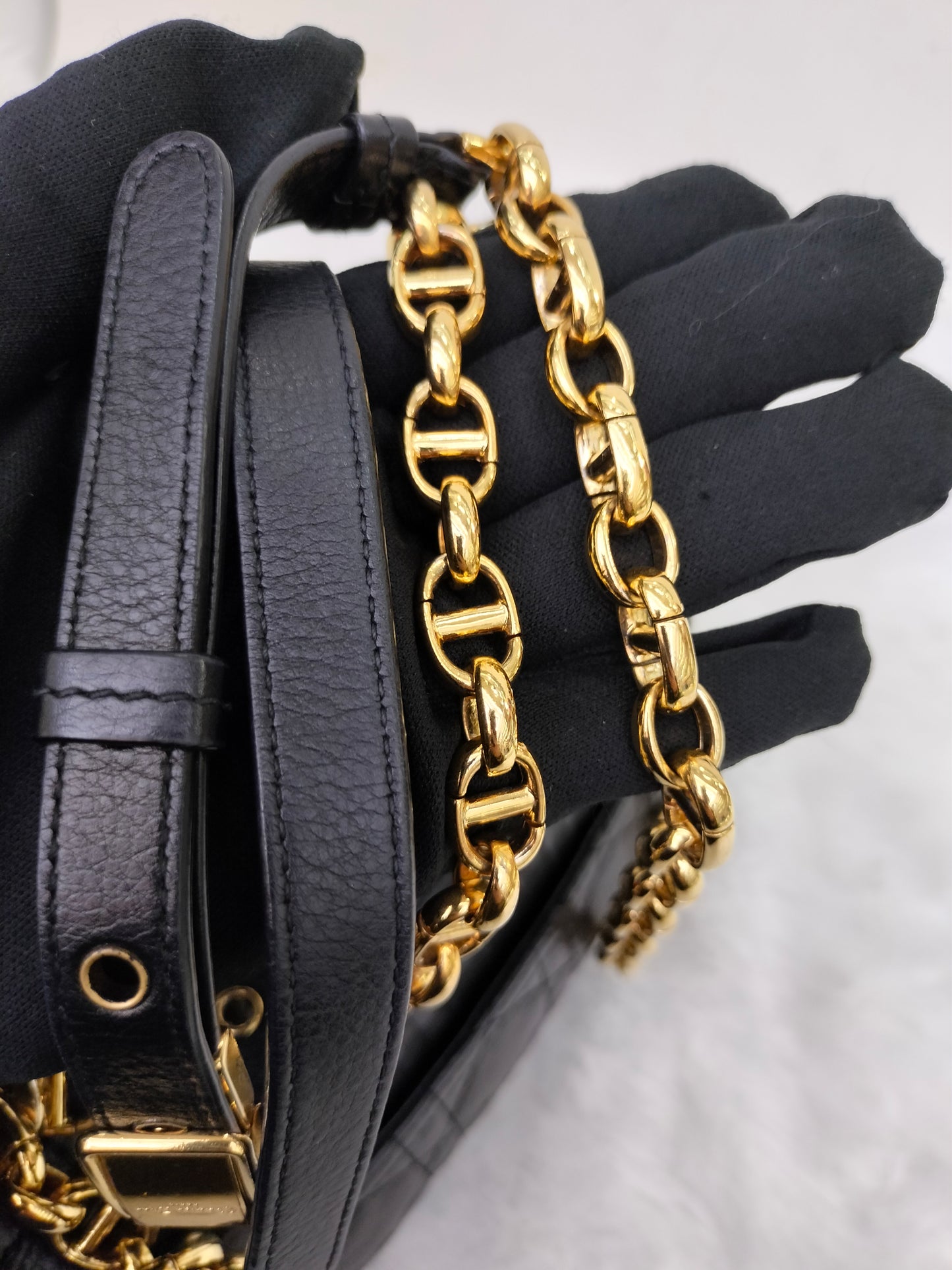 Dior Caro Small Black GHW 2021