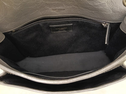 YsL Niki Medium Calfskin Grey RHW 2018