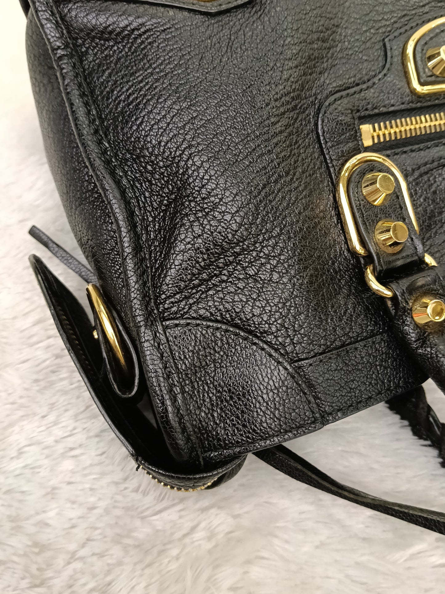 Balenciaga Small City Edge Black GHW 2016