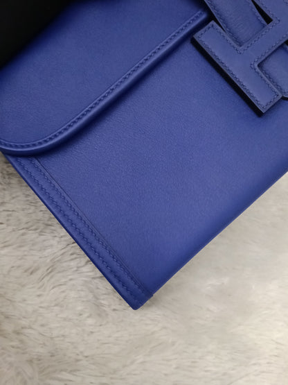Hermes Jige Elan Swift Blue Electric #A